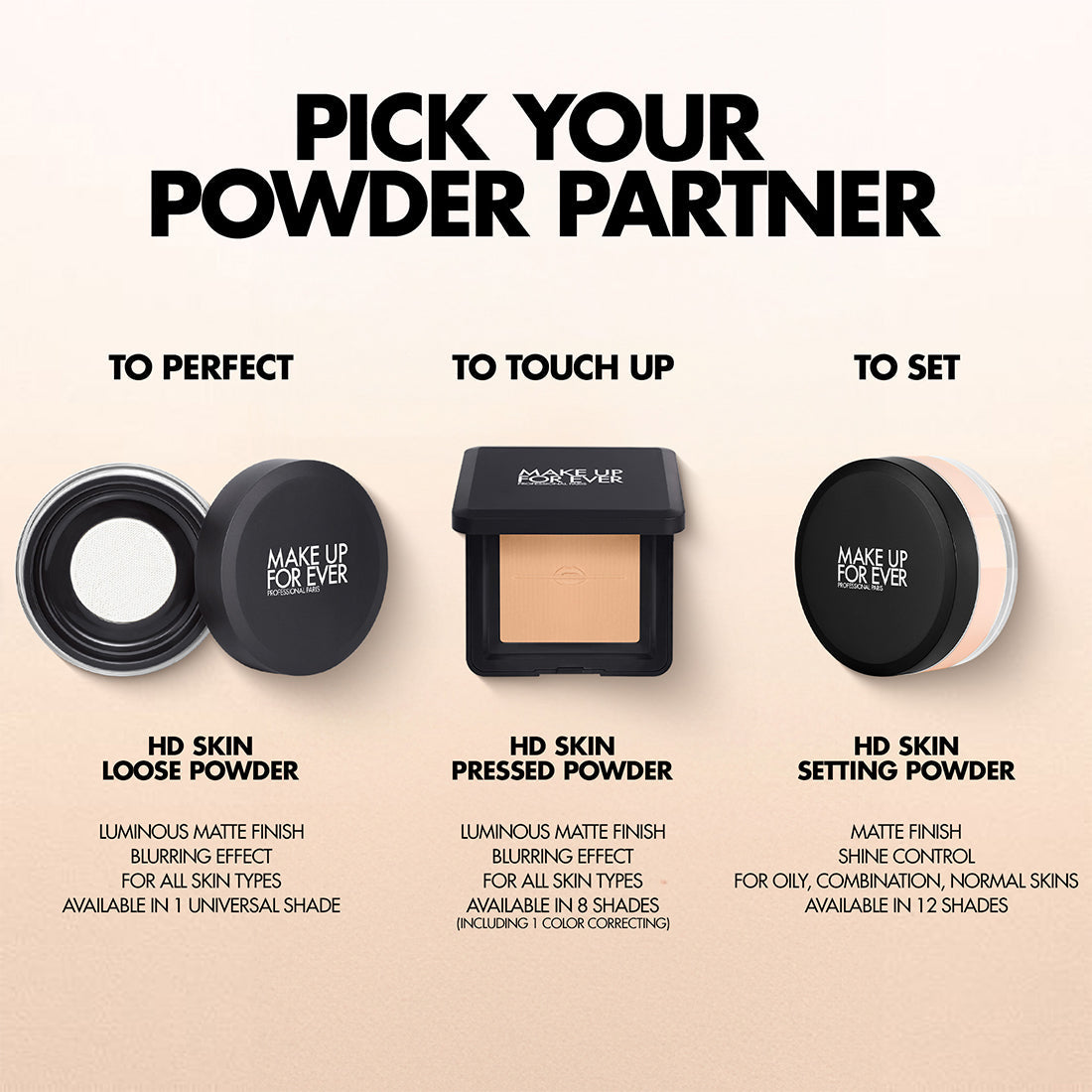 MAKE UP FOR EVER HD Skin Perfecting Pressed Powder ميكاب فور إيفر باودر مظغوط - Image 5