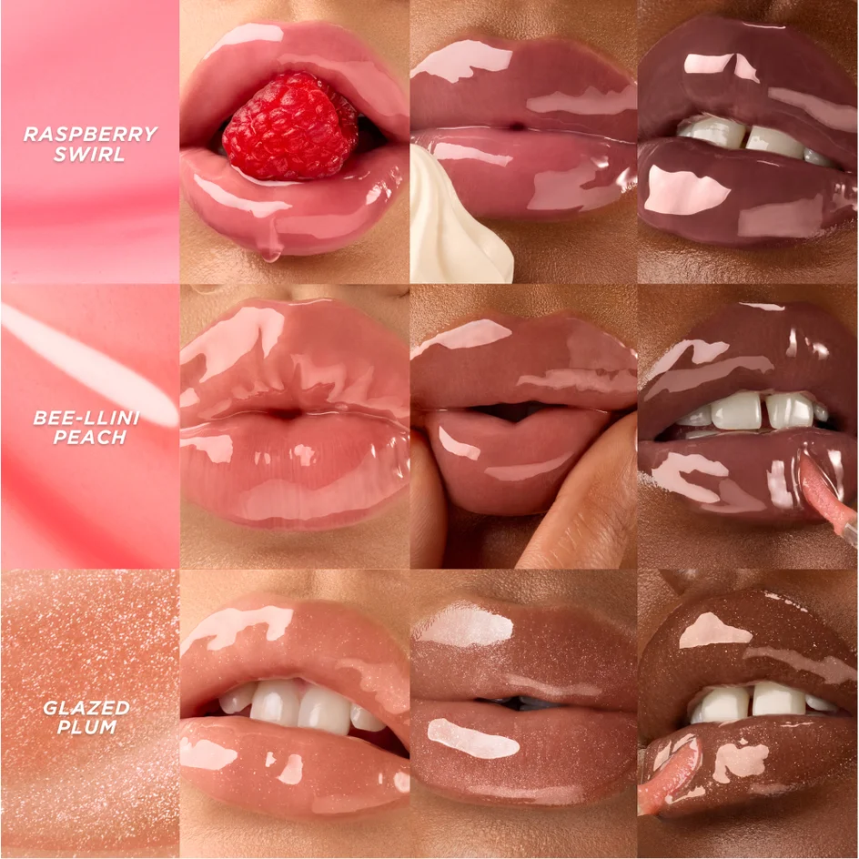 Gisou Honey Infused Lip Oil 8ml - Bee-llini Peach جيسو زيت العناية بالشفاه - Image 5