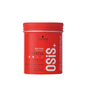 schwarzkopf OSiS+ Thrill Fibre Gum - Medium Hold Flexible Style Control with Natural Shine صمغ الألياف جل بثبات متوسط