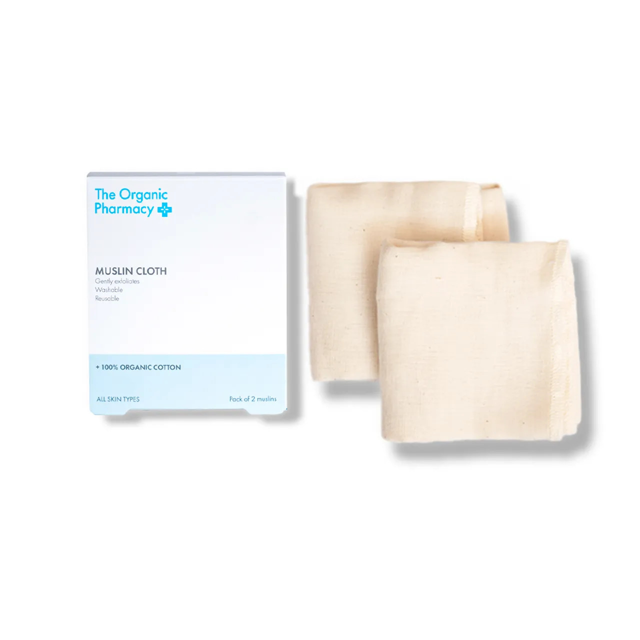 THE ORGANIC PHARMACY MUSLIN CLOTH بادات قماش قطنية - Image 2
