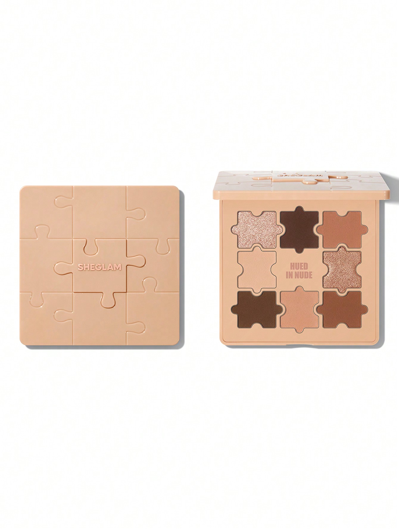 SHEGLAM Jazy Jigsaw Eyeshadow Palette-Hued In Nude باليت ضلال من شيكلام - Image 2
