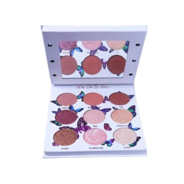 BASSAM FATTOUH The Bridelight Honeymoon Eye Shadow Palette باليت ضلال العيون من بسام فتوح - Image 2