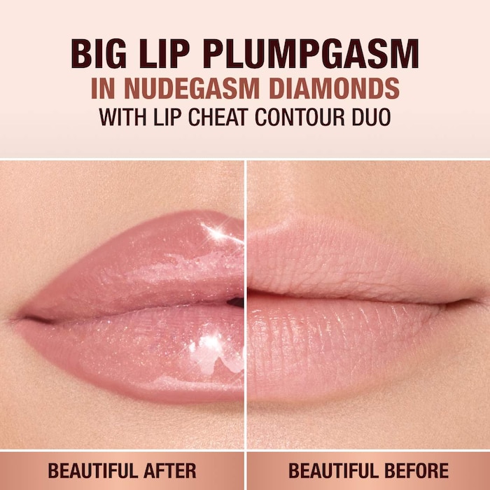 CHARLOTTE TILBURY Charlotte Tilbury Big Lip Plumpgasm Plumping Lip Gloss nudegassm diamond ملمع شفاه تشارلوت - Image 2