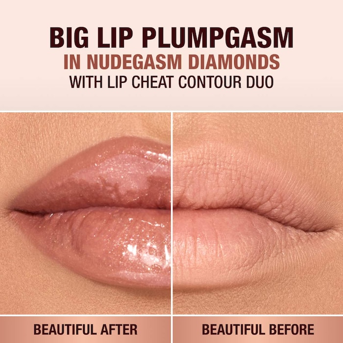 CHARLOTTE TILBURY Charlotte Tilbury Big Lip Plumpgasm Plumping Lip Gloss nudegassm diamond ملمع شفاه تشارلوت - Image 3