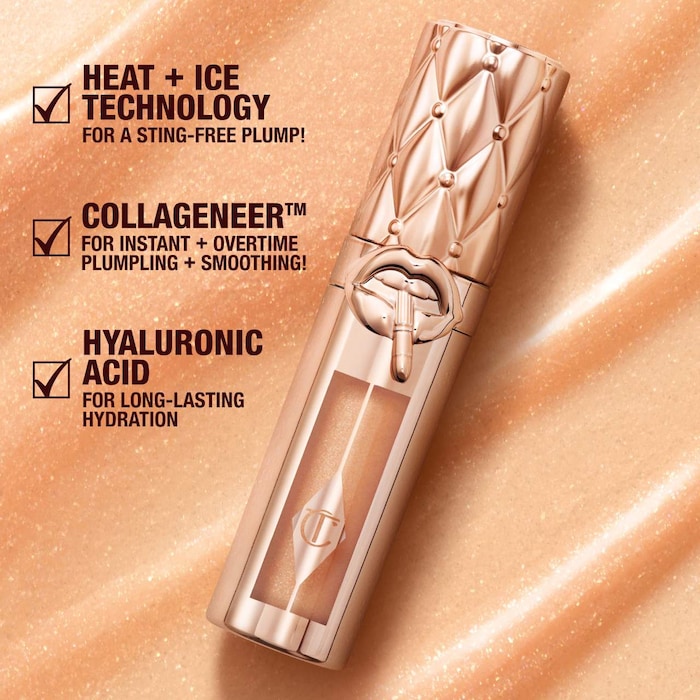 CHARLOTTE TILBURY Charlotte Tilbury Big Lip Plumpgasm Plumping Lip Gloss nudegassm diamond ملمع شفاه تشارلوت - Image 5