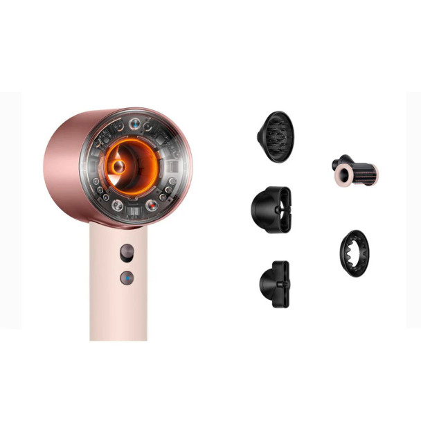 DYSONE Dyson Supersonic Nural™ hair dryer - Straight+Wavy (Ceramic Pink/Rose Gold) دايسون جهاز تجفيف الشعر المبتكر - Image 3