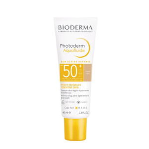 BIODERMA PHOTODERM MAX AQUAFLUIDE SPF50+ TINTED DRY TOUCH 40ML بايودرما واقي للحماية من اشعة الشمس بلون
