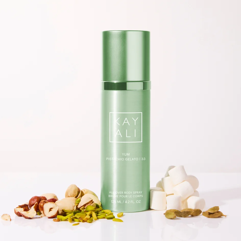 KAYALI Yum Pistachio Gelato 33 All Over Body Spray 125ml خيالي سبراي معطر للجسم - Image 2