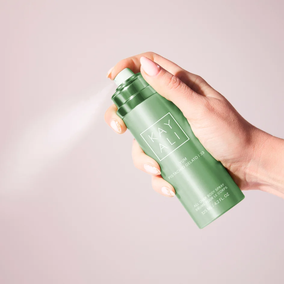 KAYALI Yum Pistachio Gelato 33 All Over Body Spray 125ml خيالي سبراي معطر للجسم - Image 3