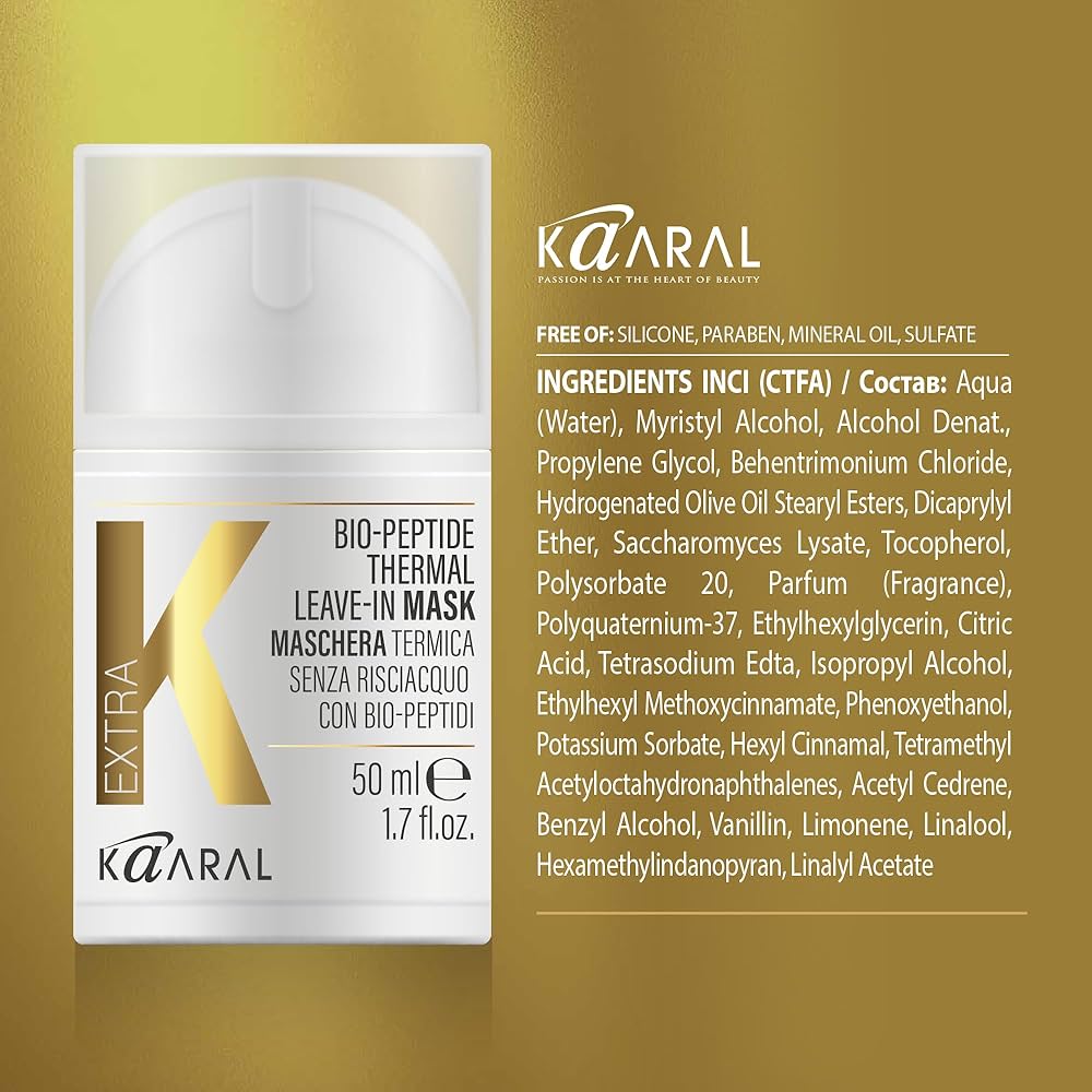KAARAL ExtraK Bio-Peptide Leave-In Thermal Mask 15ml ماسك حراري معالج للشعر - Image 6