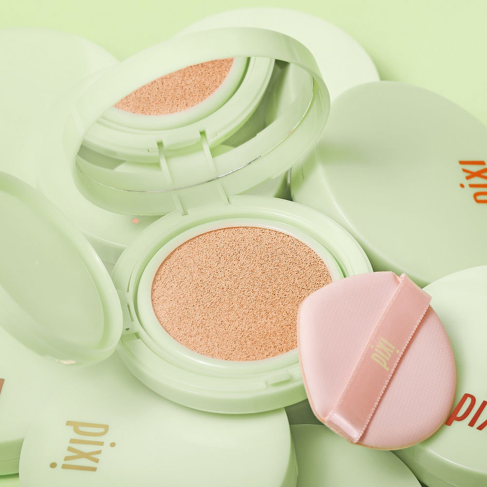 PIXI Glow Tint Cushion Brightening Colour Corrector - Peach Tint بكسي كوشن يوحد لون البشرة - Image 7