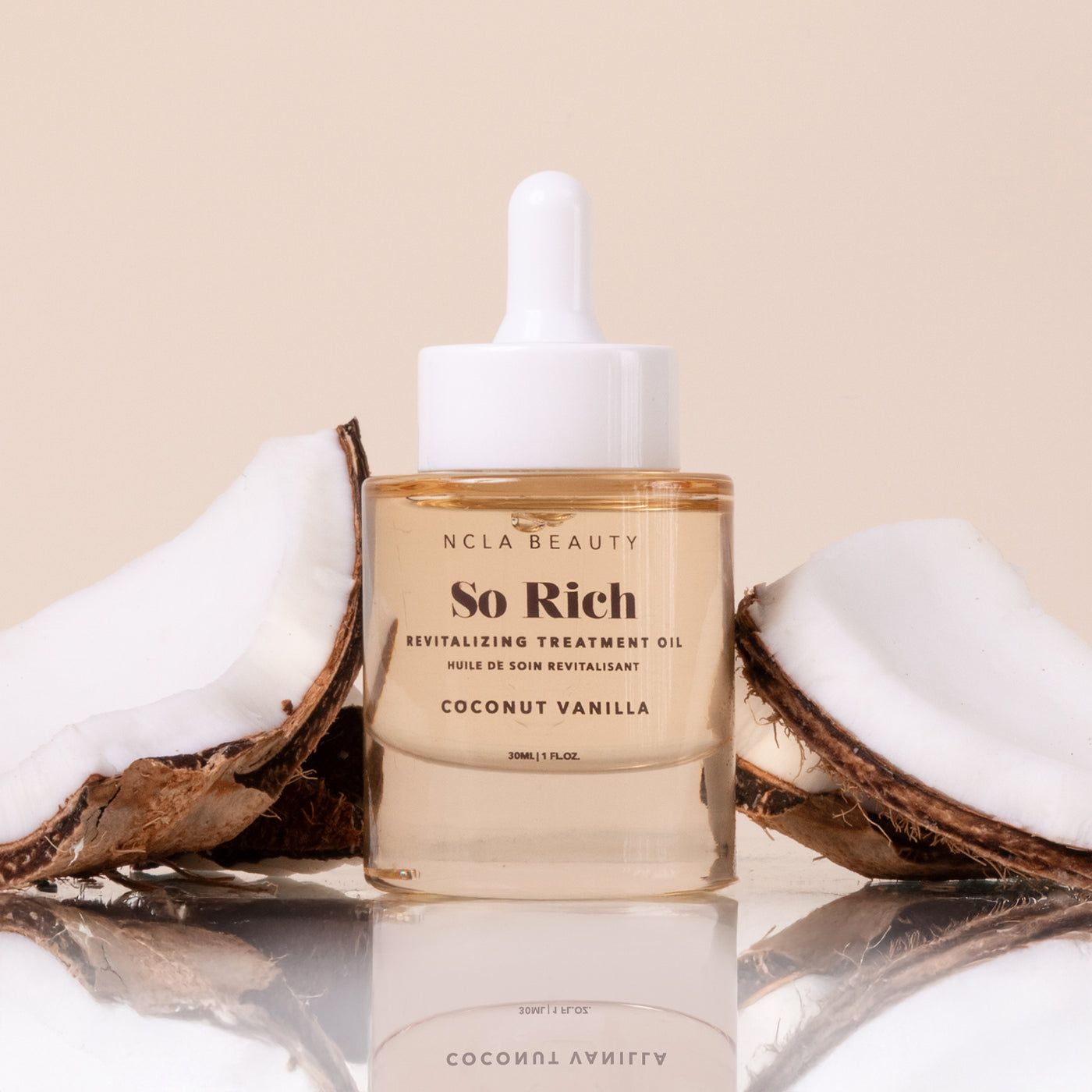 NCLA BEAUTY SO RICH REVITALIZING TREATMENT OIL - COCONUT VANILLA 30ml نگلا بيوتي زيت مرطب ومعالج للجسم - Image 3