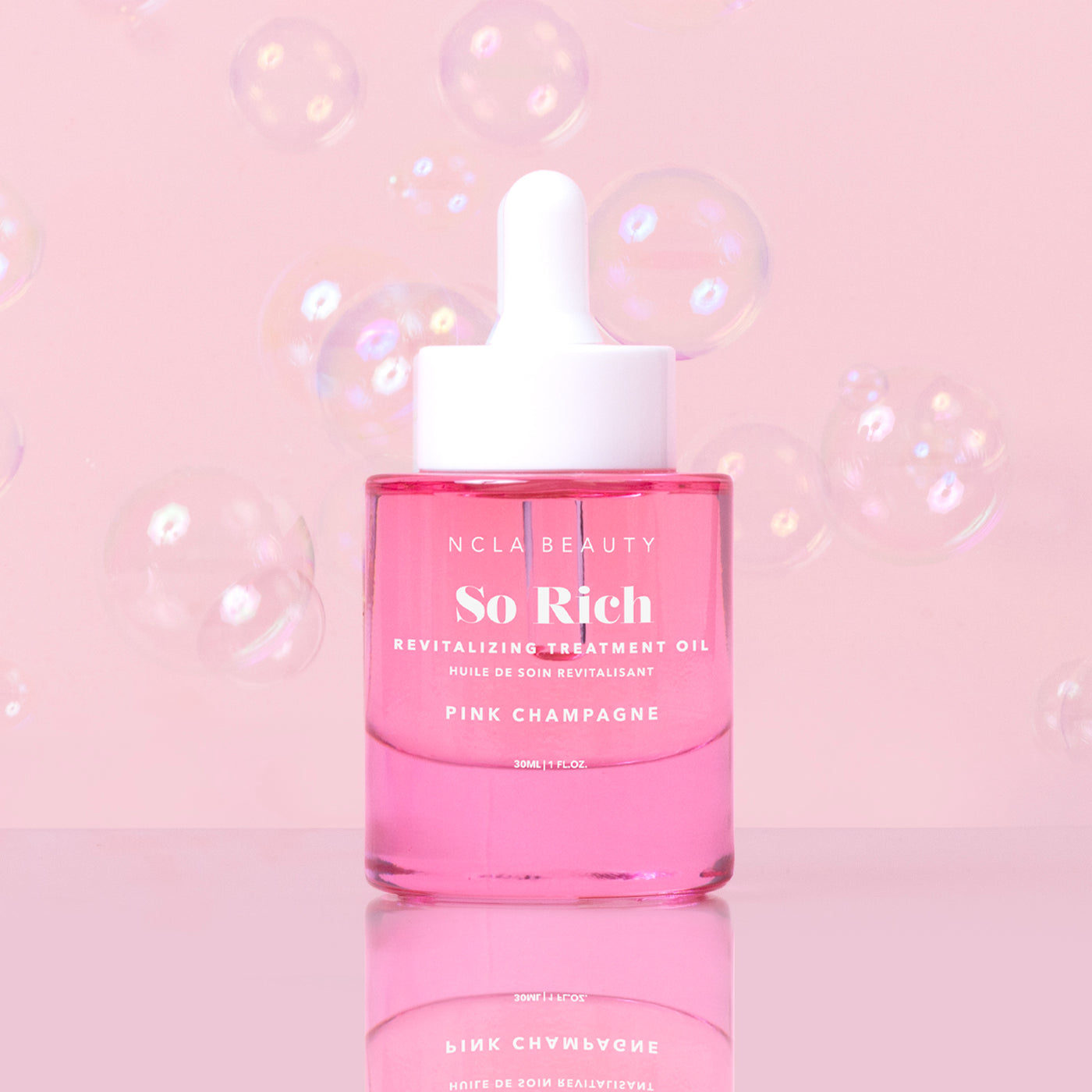 NCLA BEAUTY SO RICH REVITALIZING TREATMENT OIL - PINK CHAMPAGNE 30ml نگلا بيوتي زيت مرطب ومعالج للجسم - Image 3