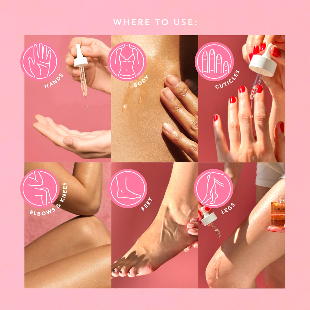 NCLA BEAUTY SO RICH REVITALIZING TREATMENT OIL - PINK CHAMPAGNE 30ml نگلا بيوتي زيت مرطب ومعالج للجسم - Image 2