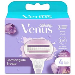 Gillette Venus Breeze Women's Razor Blade Refill - 4 Count جيليت ڤينوس شفرات نسائية
