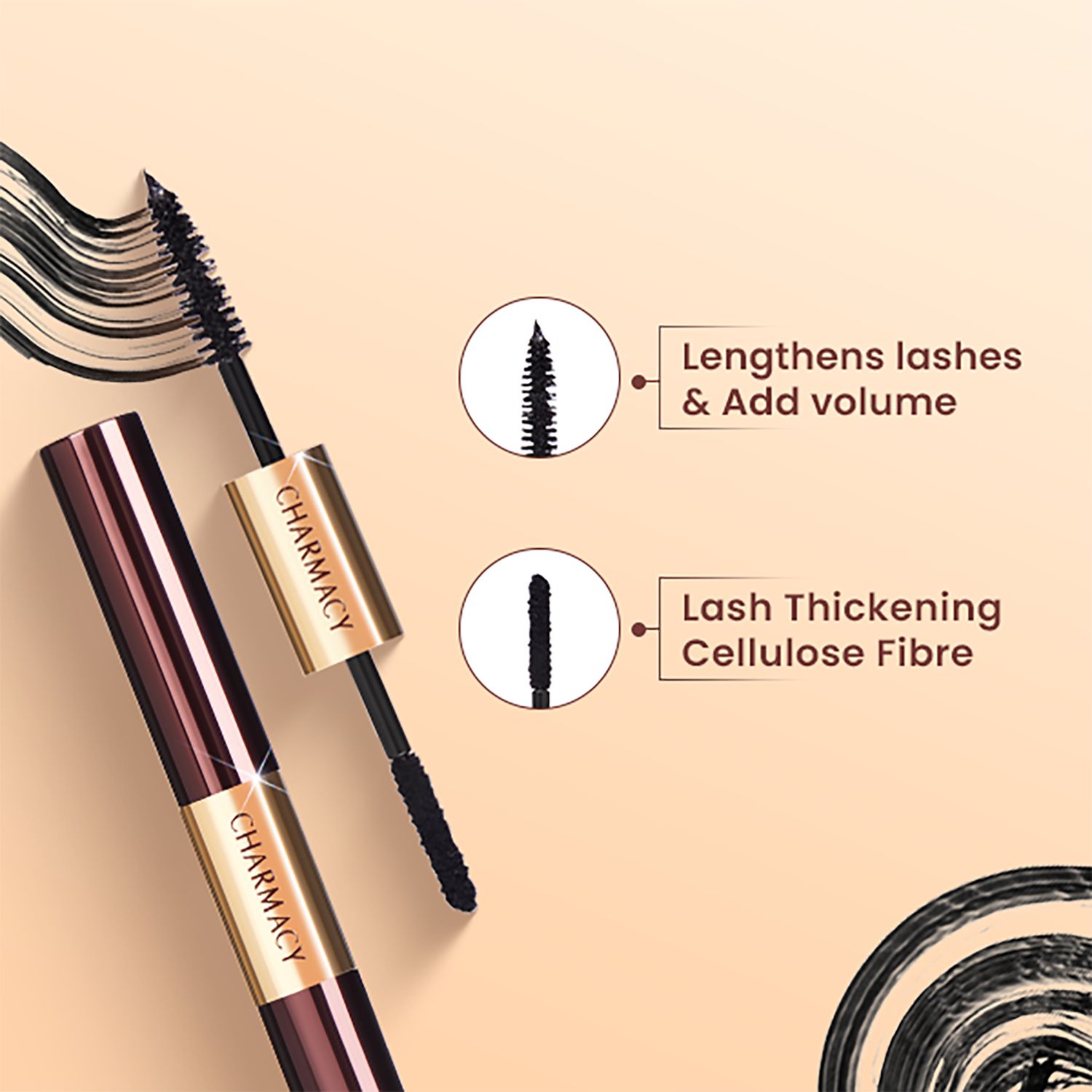 CHARMACY MILANO CMC POWER LASH MASCARA مسكارا مكثفة للرموش من چارمسي ميلانو - Image 2