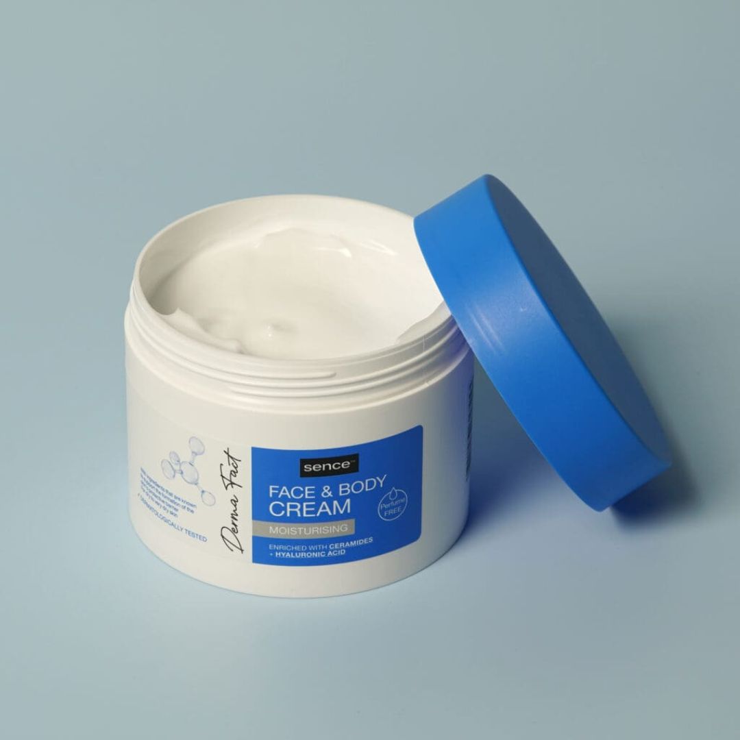 SENCE BEAUTY FACE & BODY CREAM MOISTURISING 300ml كريم مرطب للوجه والجسم - Image 2