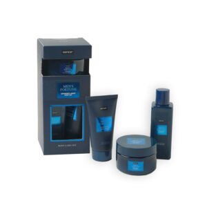 SENCE BEAUTY MEN S' FORTUNE BODY CARE SET 150mlx125gx75ml  مجموعة متكاملة للعناية بالرجال
