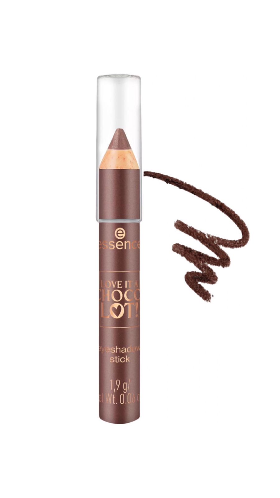 ESSENCE LOVE IT A CHOCO' LOT! Eyeshadow Stick Brown 01 قلم ظلال للعيون بدرجة - Image 2
