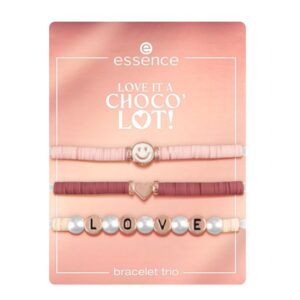 ESSENCE LOVE IT A CHOCO' LOT! BRACELET TRIO مجموعة من الاساور للزينة.