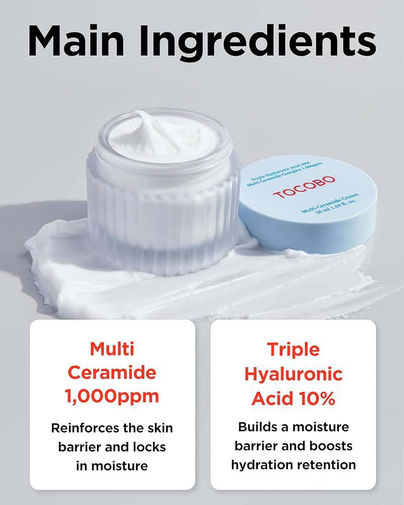TOCOBO MULTI CERAMIDE CREAM 50ml كريم للعناية بالبشرة من توكوبو - Image 2