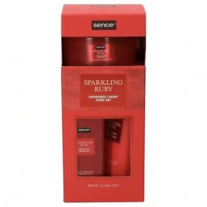 SENCE BEAUTY Sparkling Ruby Gift Set سينس بيوتي مجموعة العناية بالجسم - 3 قطع
