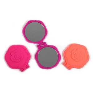 NASCITA Bag mirror round rose 41 مرآة مستديرة وردية