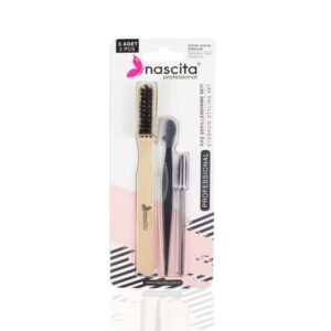 NASCITA Eyebrow Styling Set 3PCS 03 مجموعة تصفيف الحواجب من ناسيتا