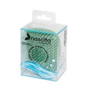 NASCITA DETANGLING Shampoo HAIR Brush GREEN - 34 فرشاة شعر شامبو ناسيتا لفك التشابك