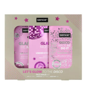 SENCE lets glow to the disco kit مجموعة أقنعة سينس ديسكو جلام