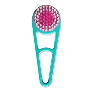Nascita Nail Brush green pink 04 فرشاة أظافر ناسيتا