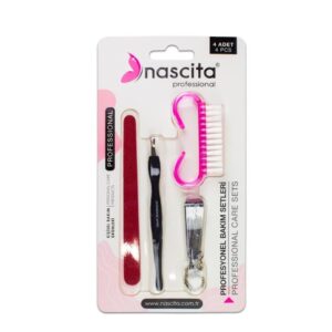 NASCITA MANICURE SET 4pcs 19 مجموعة العناية بالأظافر من ناسيتا