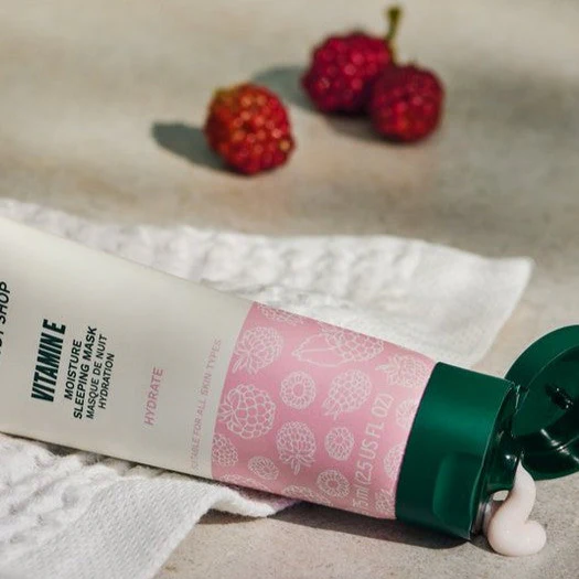 THE BODY SHOP Vitamin E Moisture Sleeping Mask 75ml قناع النوم المرطب بفيتامين ياء من ذا بدي شوب - Image 2