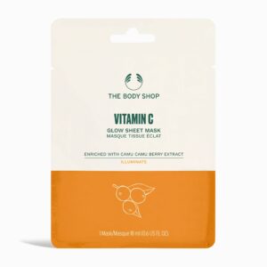THE BODY SHOP Vitamin C Glow Sheet Mask 18ml قناع فيتامين سي المتوهج من ذا بدي شوب