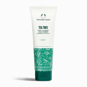 THE BODY SHOP Tea Tree Skin Clearing Daily Scrub125ml مقشر شجرة الشاي اليومي لتنقية البشرة من ذا بدي شوب