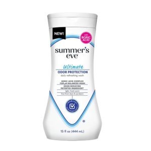 SUMMERS EVE Ultimate Odor Protection refreshing wash 444ml سمر ايف غسول للمناطق الحساسة