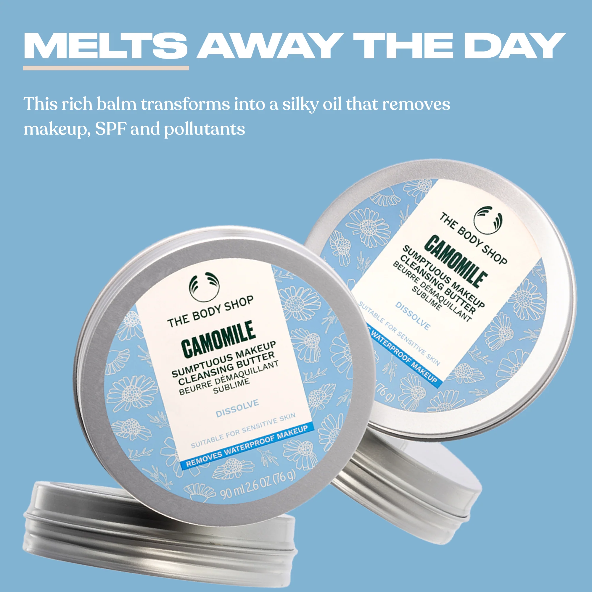 THE BODY SHOP camomile cleansing butter 20ml زبدة البابونج المنظفة للوجه من ذا بدي شوب - Image 2