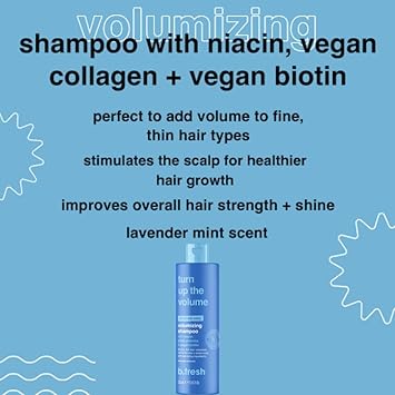 B.FRESH Turn Up The Volume - Volumizing Shampoo 355ml بي فريش شامبو تكثيف الشعر - Image 2