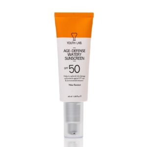 YOUTH LAB Age Defense Watery Sunscreen SPF50 40ML واقي شمس مائي للحماية من الشيخوخة من يوث لاب