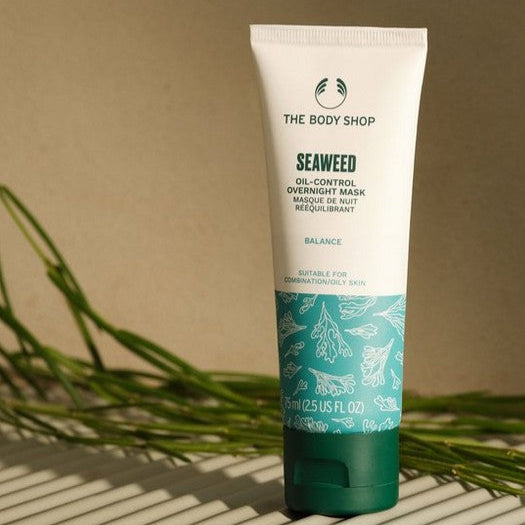THE BODY SHOP Seaweed Oil-Control Overnight Mask 75ml ذا بدي شوب ماسك ليلي للبشرة - Image 2