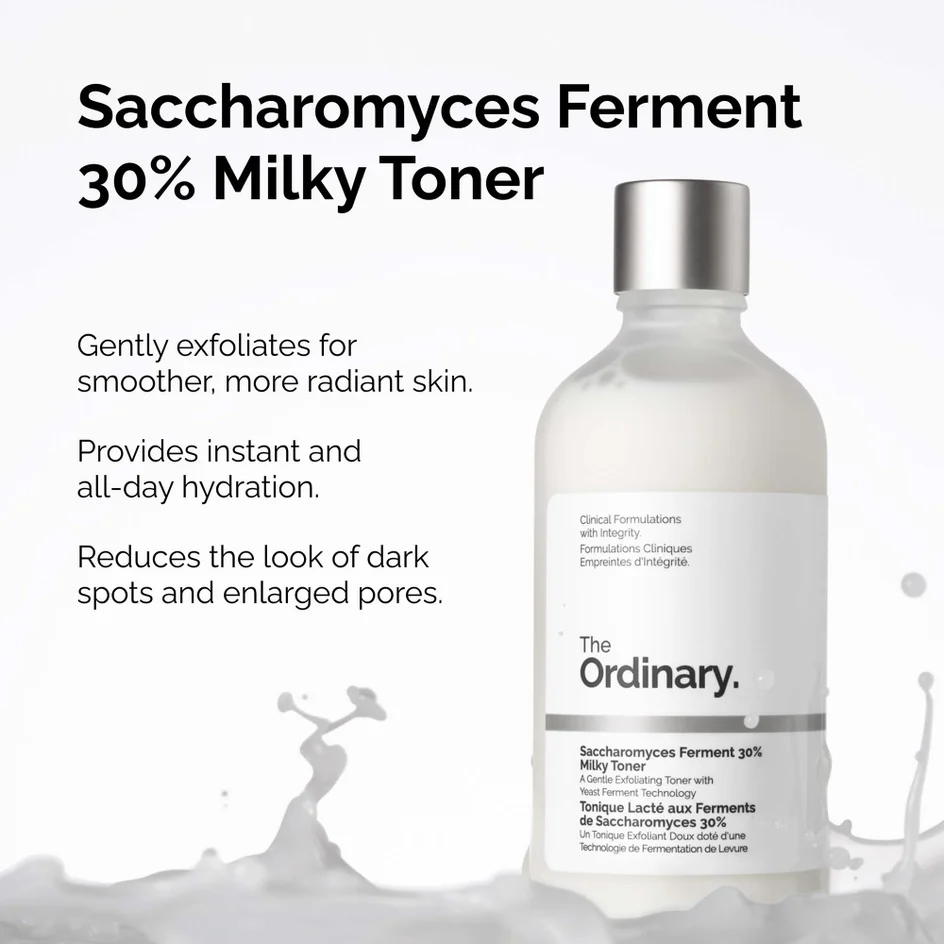 THE ORDINARY Saccharomyces Ferment 30% Milky Toner 100ml ذا أوردنري تونر حليبي للبشرة - Image 4