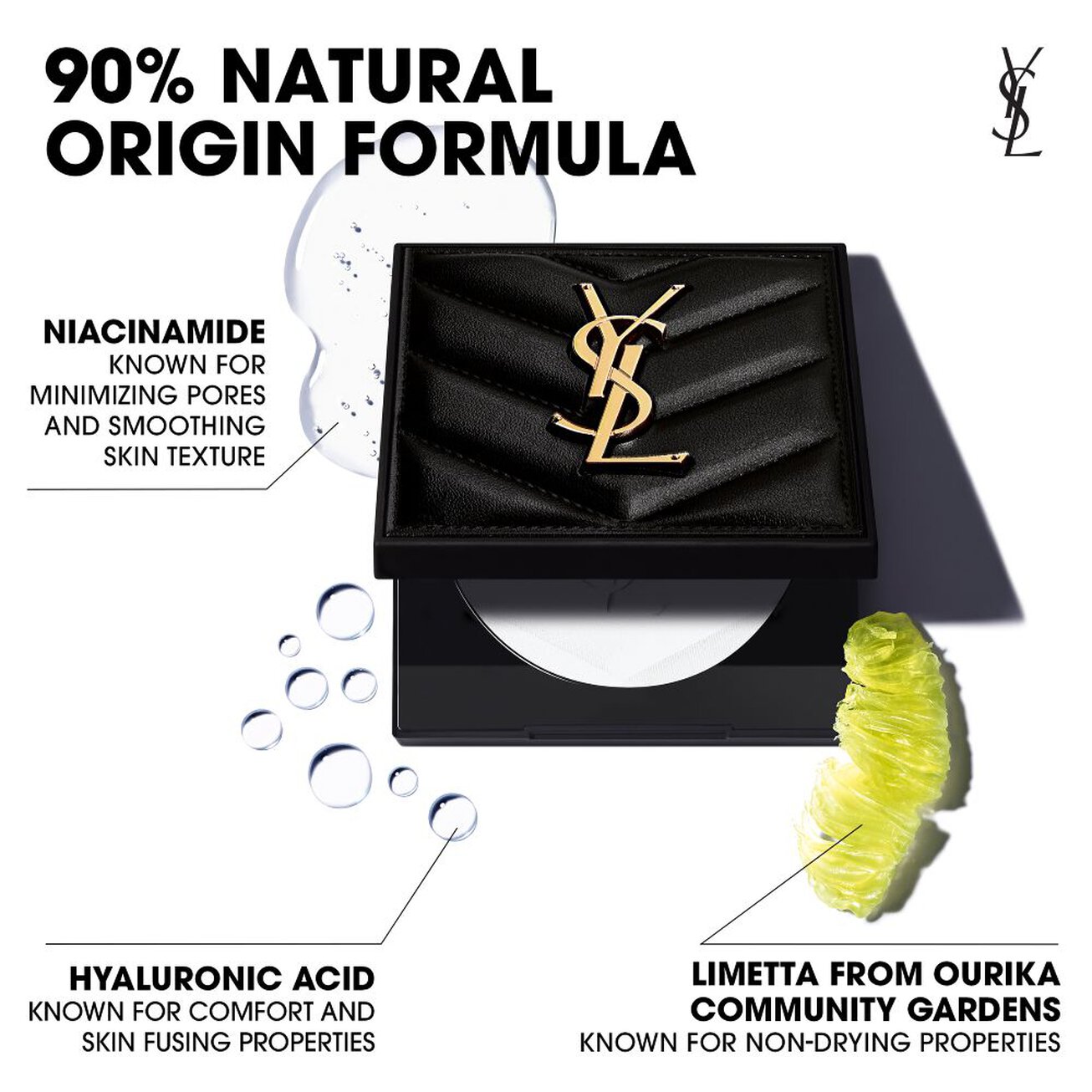 YVES SAINT LAURENT ALL HOURS HYPER FINISH POWDER - 01 واي اس ال بودرة تثبيت فاخرة للبشرة - Image 6