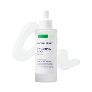 EQQUALBERRY Swimming Pool Ampoule 50ml سيروم حمض الهيالورونيك أسد للبشرة