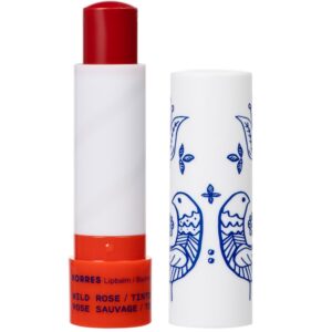 KORRES WILD ROSE Lip Balm red  مرطب شفاه كوريس وايلد روز أحمر
