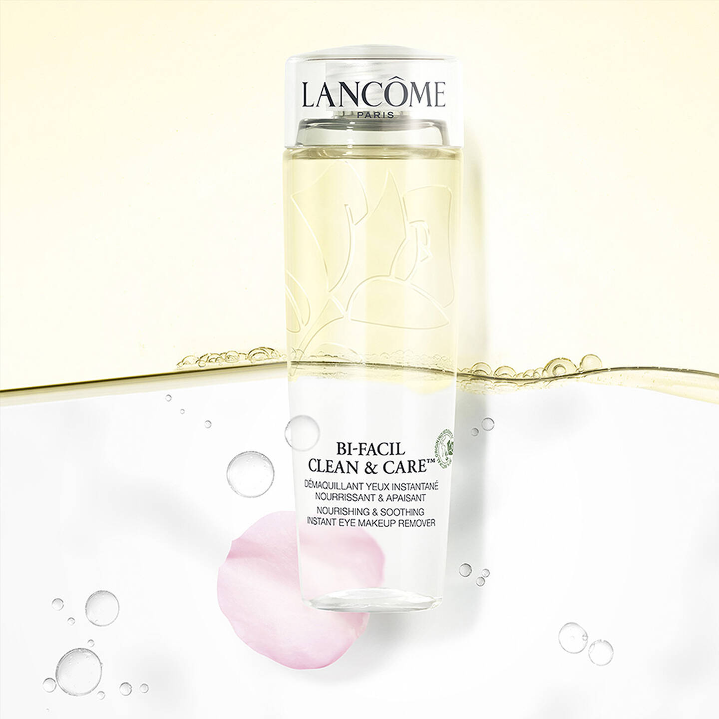 LANCOME Bi-facial Clean & Care Eye Makeup Remover 125ml مزيل مكياج العيون ثنائي الوجه من لانكوم - Image 2