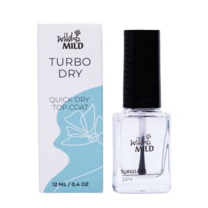 WILD & MILD Turbo Dry - quick dry top coat طبقة علوية سريعة الجفاف من مايلد اند وايلد