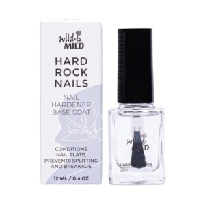 WILD & MILD HARD ROCK NAILS - nail hardener base coat طبقة أساسية لتقوية الأظافر من وايلد اند مايلد