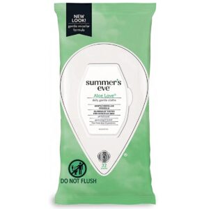 SUMMERS EVE aloe love gentle cloths 32 CLOTH سمر ايف مناديل مطهرة للمناطق الحساسة