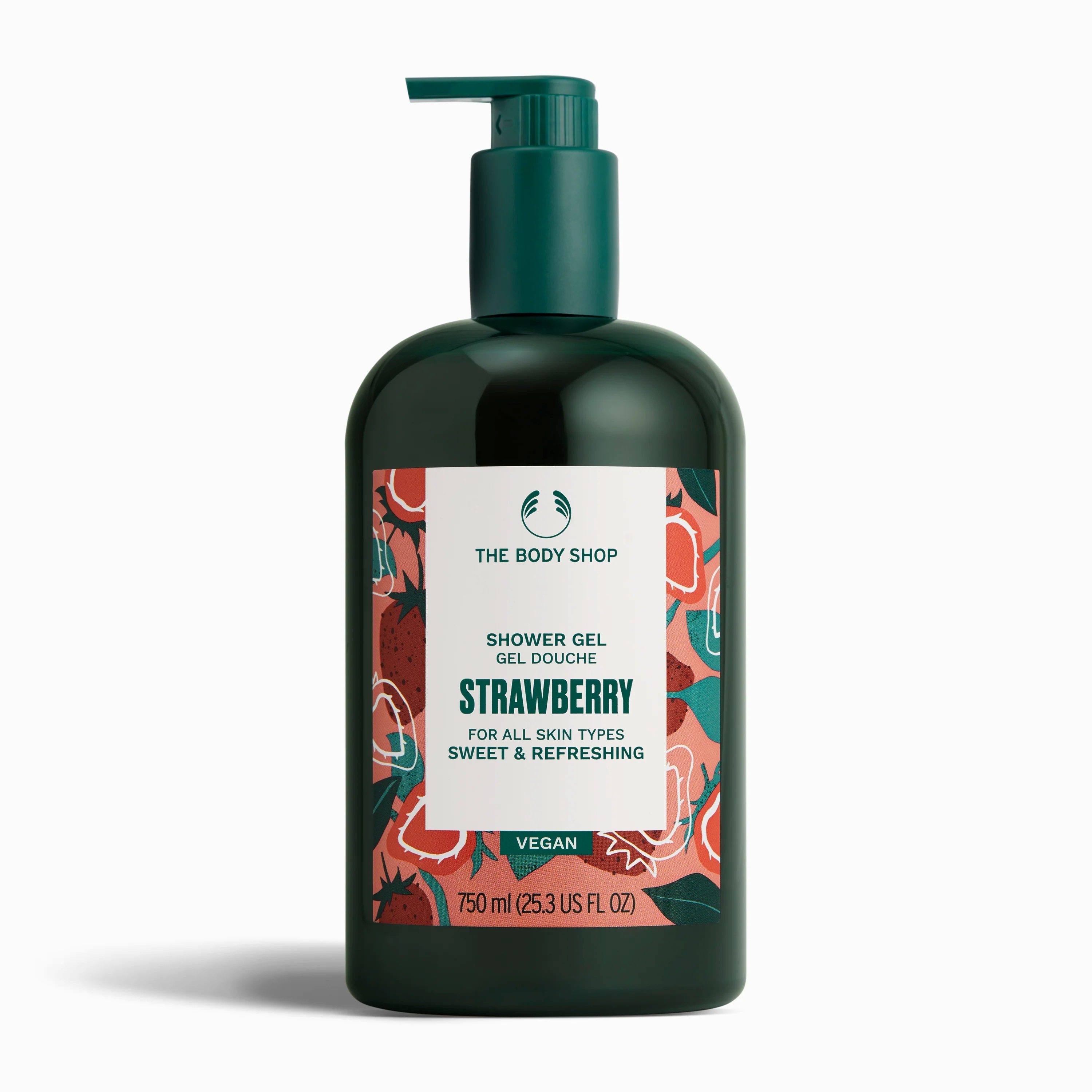 THE BODY SHOP Strawberry Shower Gel 750ml جل الاستحمام بالفراولة من ذا بدي شوب