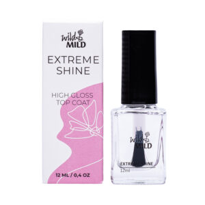 WILD & MILD extreme shine - high gloss coat طبقة علوية عالية اللمعان للاضافر من وايلد اند مايلد